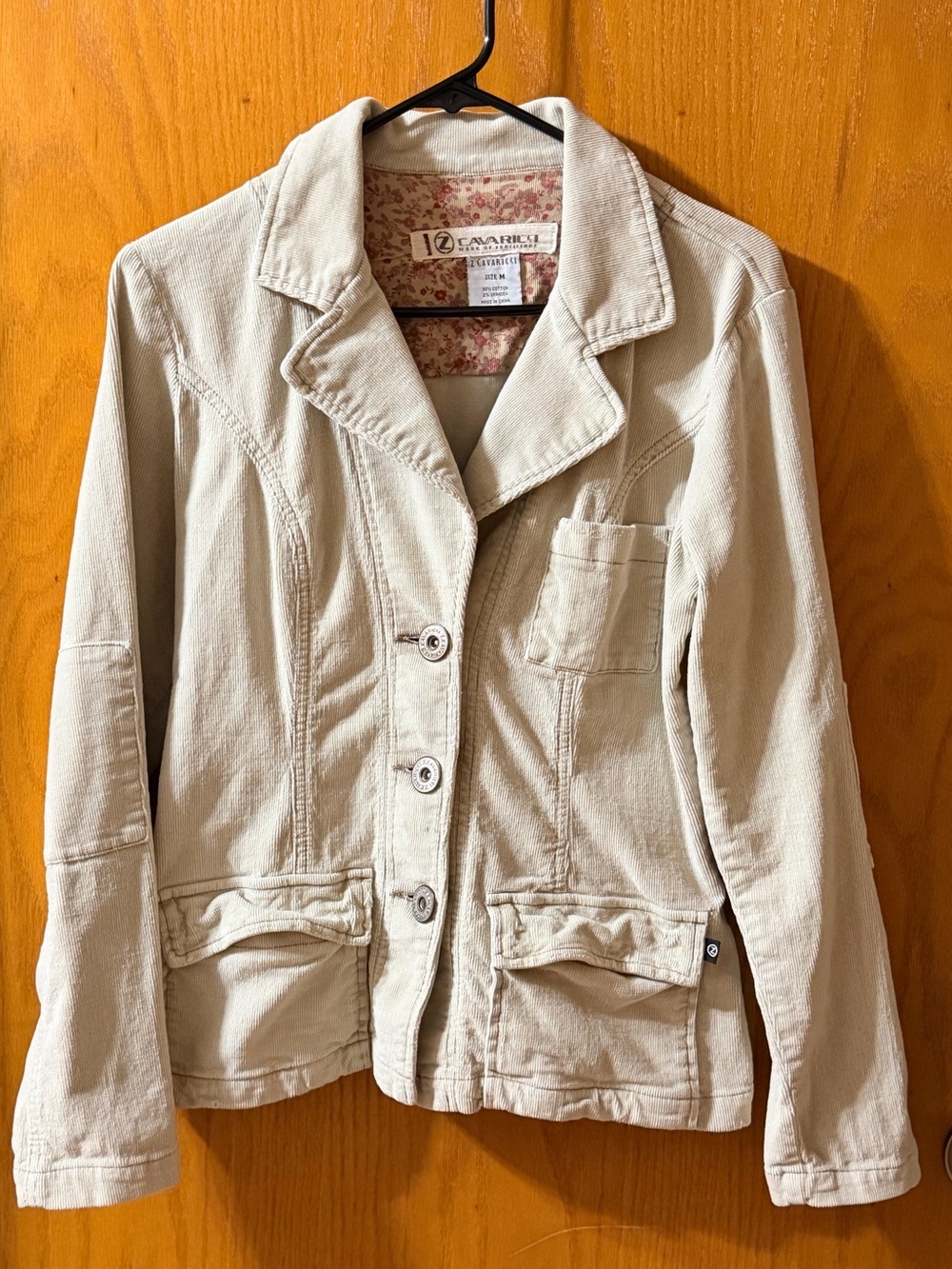Vintage Z Cavaricici Light Cream Casual Jacket
